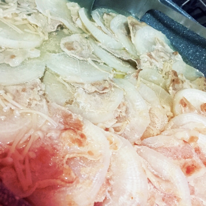 大根と豚肉のミルフィーユ鍋✩簡単✩
